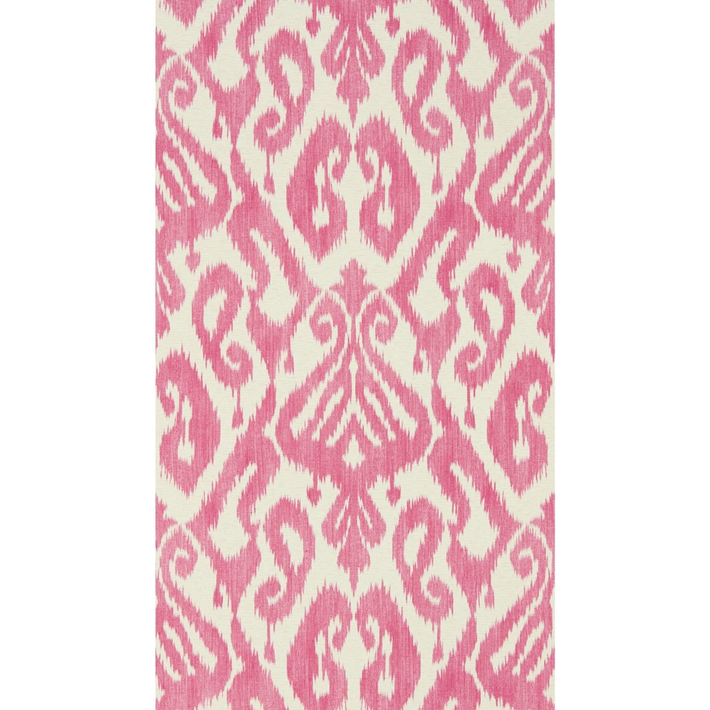 Kasuri Ikat Wallpaper 216780 by Sanderson in Pondicherry Pink